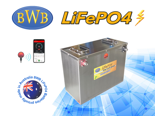 12V 280AH 3584WH Lithium Battery BWB LiFePO4 Deep Cycle Battery SS12280 - with Bluetooth